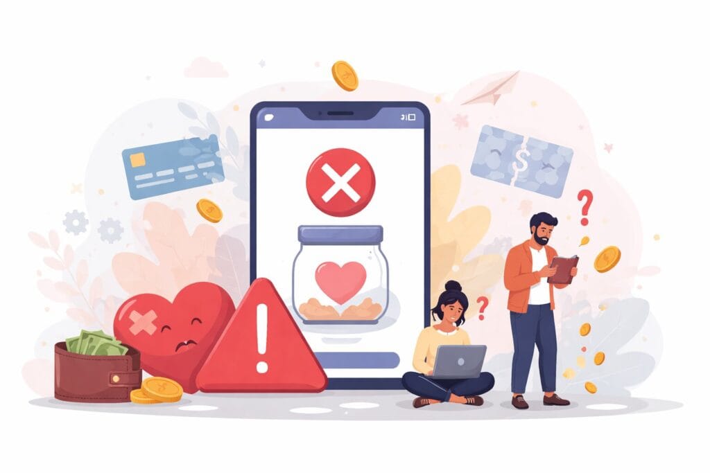 Donation failed