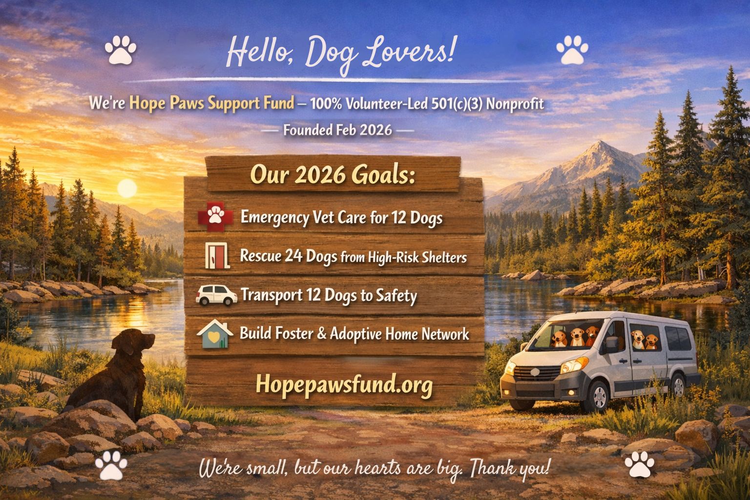Calling all dog lovers nationwide! 🐾 - Hope Paws Support Fund - dog lovers
