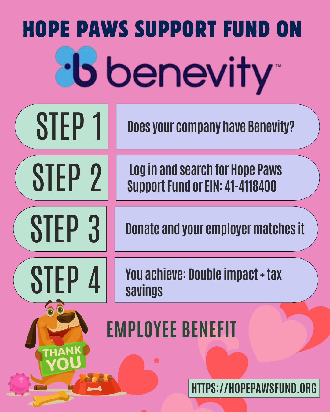 Resources - Hope Paws Support Fund - benevity 1