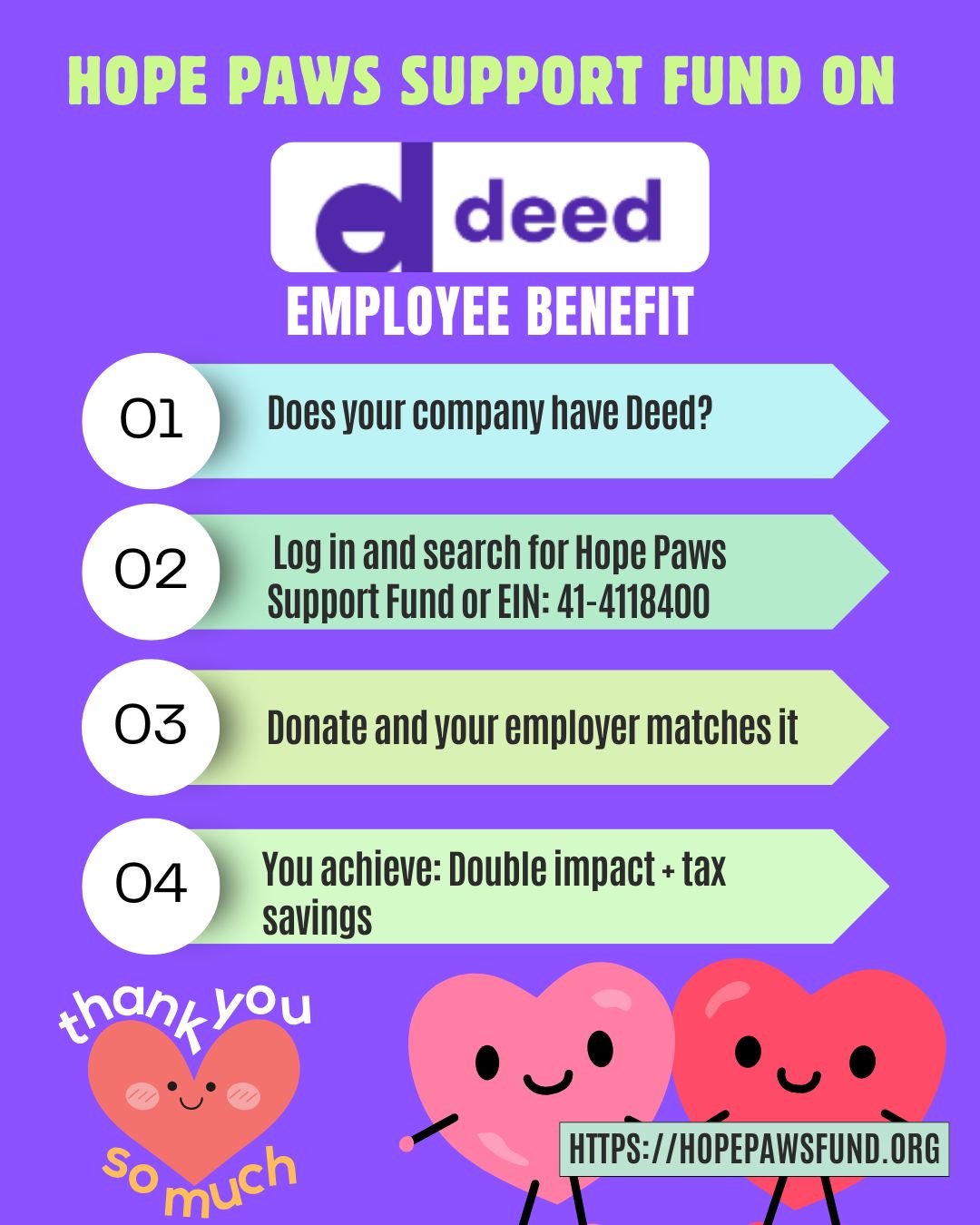 Resources - Hope Paws Support Fund - deed